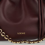 Flamenco medium leather clutch