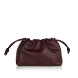 Flamenco medium leather clutch