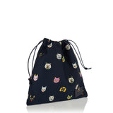 Cats small drawstring pouch