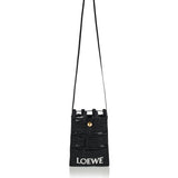 Drawstring raffia pocket bag