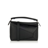 Puzzle Edge small leather bag