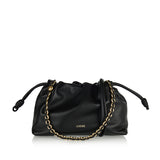 Flamenco medium leather clutch