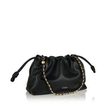 Flamenco medium leather clutch