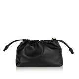 Flamenco medium leather clutch