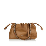 Flamenco medium leather clutch