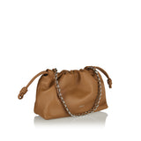 Flamenco medium leather clutch