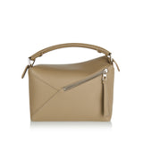 Puzzle Edge small leather bag