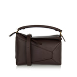 Puzzle Edge small leather bag