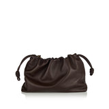 Flamenco large leather clutch