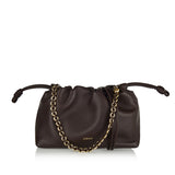 Flamenco medium leather clutch