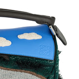 Futurist Cat small Puzzle bag