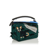 Futurist Cat small Puzzle bag