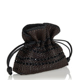 Medium Flamenco woven leather clutch