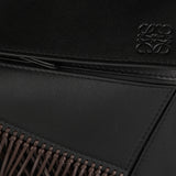 Fringe small Puzzle leather bag