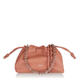 Flamenco medium leather clutch
