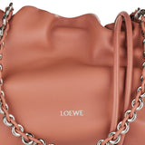 Flamenco medium leather clutch