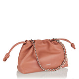 Flamenco medium leather clutch