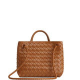 Andiamo Intrecciato small leather tote bag
