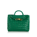 Andiamo small leather tote bag