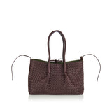 Pinacoteca medium intrecciato leather tote