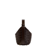 Mini Wallace intrecciato leather shoulder bag