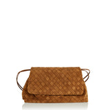 Giorno intrecciato suede dustbag pouch