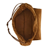 Giorno intrecciato suede dustbag pouch
