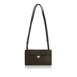 Leather shoulder bag