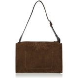 Loafer suede messenger bag