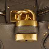 Paddington grained leather shoulder bag