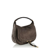 Marcie suede shoulder bag