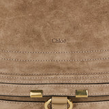 Small Marcie suede leather shoulder bag