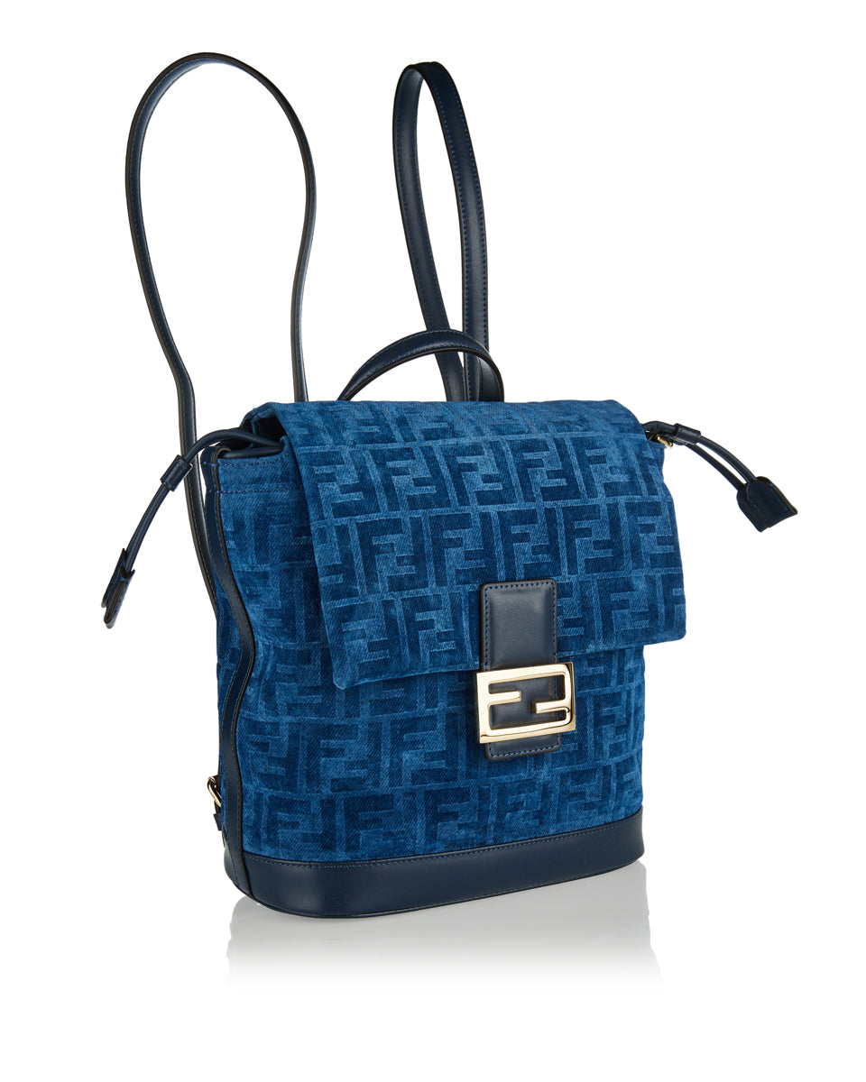Fendi FF denim backpack – Luisa World