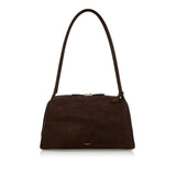 Le Bulldog medium nubuck shoulder bag