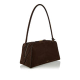 Le Bulldog medium nubuck shoulder bag