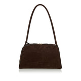 Le Bulldog medium nubuck shoulder bag