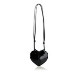Le Coeur small patent leather bag