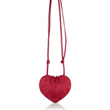 Le coeur small bi-material bag