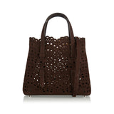 Mina 20 nubuck shoulder bag