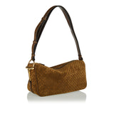 Half Horsebit medium embossed GG shoulder bag