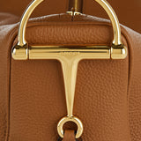 Medium horsebit leather shoulder bag