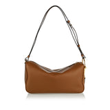 Medium horsebit leather shoulder bag