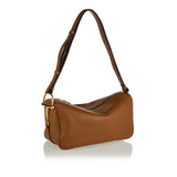 Medium horsebit leather shoulder bag