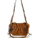 Bolton tasseled suede shoulder bag