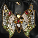 Fringed-hem shoulder bag