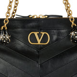 Panthea medium chevron shoulder bag