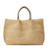 Valentino Garavani Vlogo small raffia tote bag