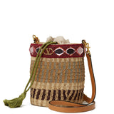 Valentino Garavani Vlogo medium embellished bucket bag
