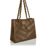 La Seine small leather tote bag