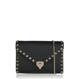 Rockstud small leather crossbody bag